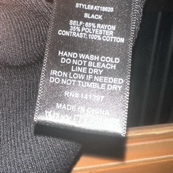 NWOT Astr Classic Black Turtleneck Sweater - Picture 7 of 7